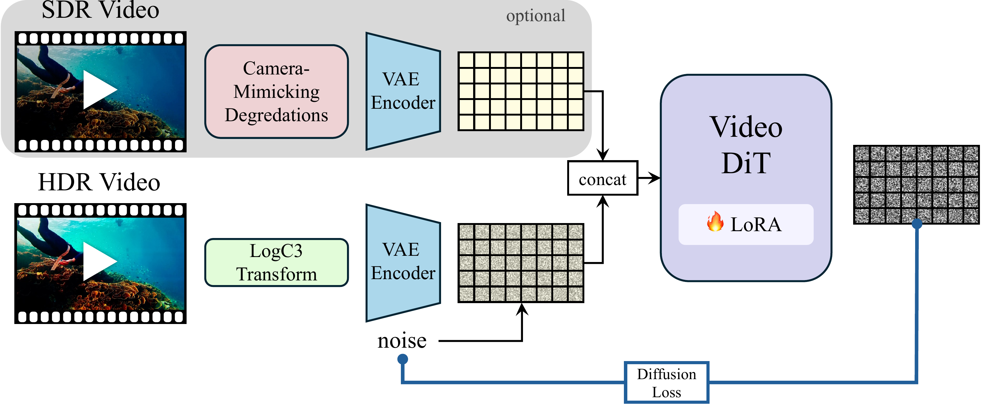 LumiVid training pipeline